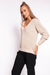 Stylish Heart-Cut Neckline Knit Sweater