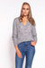 Sophisticated Deep V-Neck Knit Cardigan