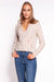 Sophisticated Deep V-Neck Knit Cardigan