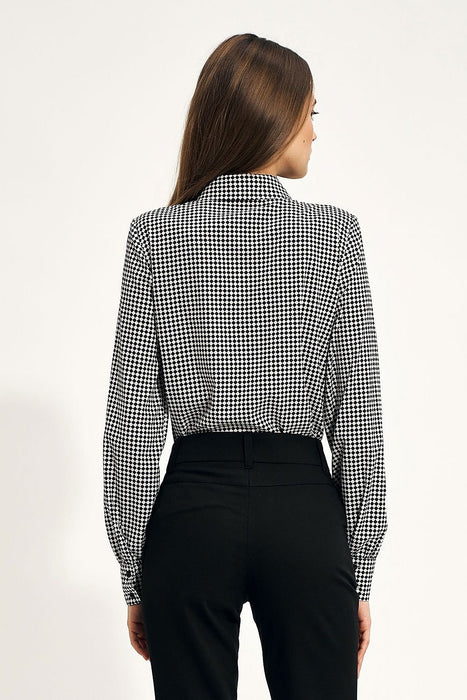 Chic Bow-Detail Professional Blouse