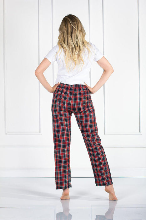 Trendy Checkered Sleep Set for Fashion-Forward Women