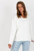 Chic Heart Neckline Sweater - Effortless Style