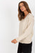 Chic Heart Neckline Sweater - Effortless Style