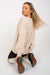 Chic Heart Neckline Sweater for Women with Sophisticated Openwork Back Design