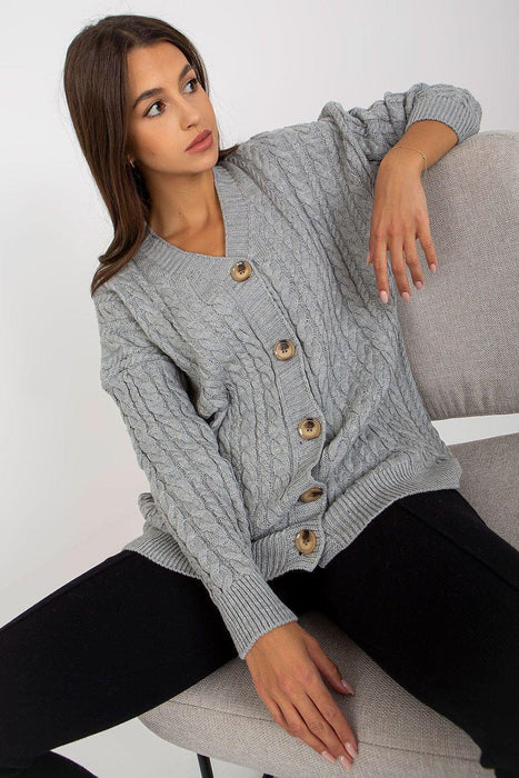 Parisian Chic Buttoned Sweater