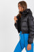 Cozy Women's Quilted Down Jacket with Removable Hood for Winter