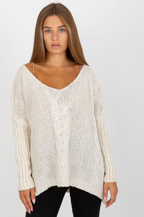 Enchanting Heart-Shaped Neckline Sweater - A Cozy and Fashionable Knit for Any Occasion