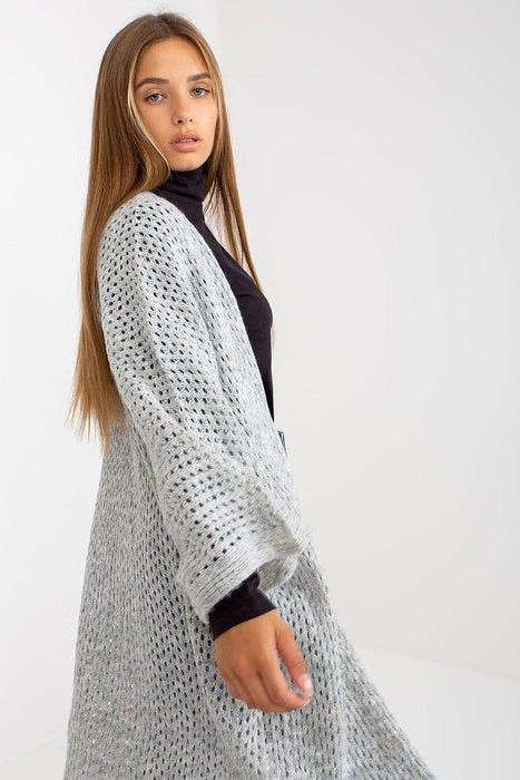 Elegant Openwork Knit Cardigan for All-Day Comfort