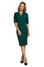 Elegant Envelope Dress with Batwing Sleeves