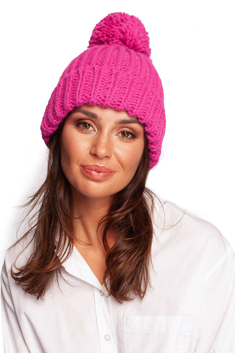 Charming Pom-Pom Knit Beanie