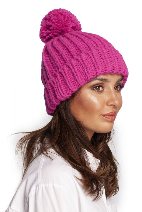 Charming Pom-Pom Knit Beanie