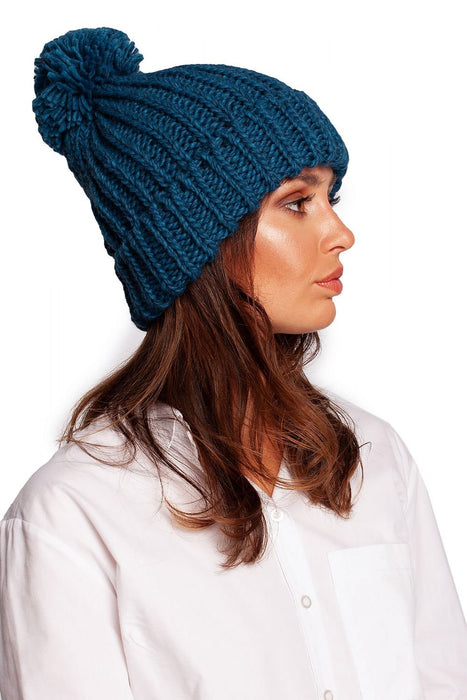 Charming Pom-Pom Knit Beanie