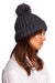 Charming Pom-Pom Knit Beanie