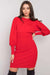 Elegant Ribbed Midi Dress with Stylish Puff Sleeves