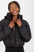 Insulated Quilted Hooded Jacket