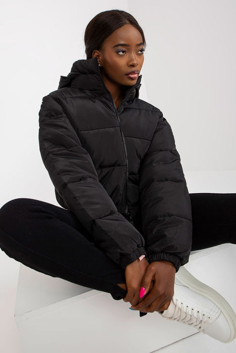 Insulated Quilted Hooded Jacket