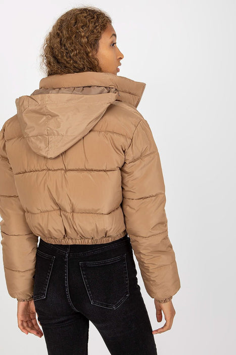 Insulated Quilted Hooded Jacket