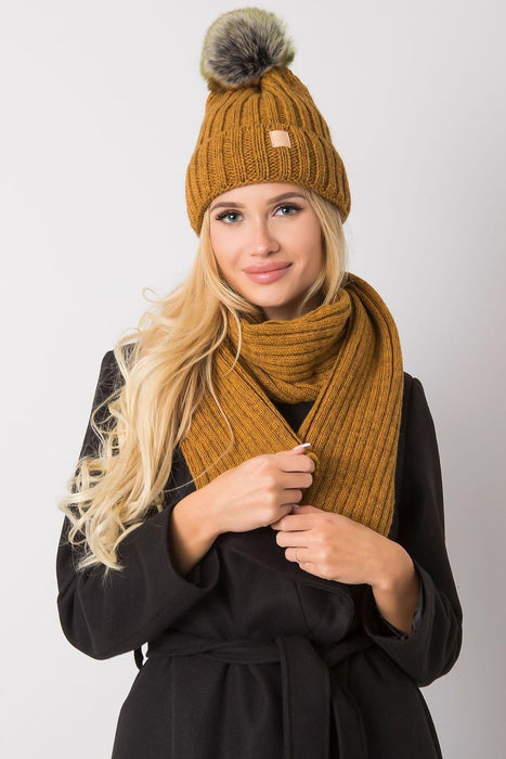 Chic Parisian Winter Accessory Set: Hat and Scarf Ensemble