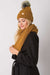 Chic Parisian Winter Accessory Set: Hat and Scarf Ensemble