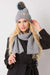 Chic Parisian Winter Accessory Set: Hat and Scarf Ensemble