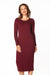 Tessita Cotton Knit Boat Neck Dress