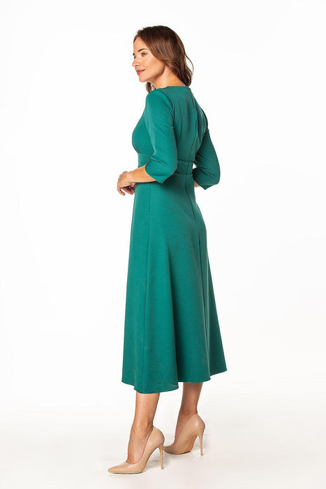 Elegant Maxi Dress with 3/4 Sleeves