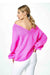 Elegant Wide Sleeve Deep V-Neck Sweater