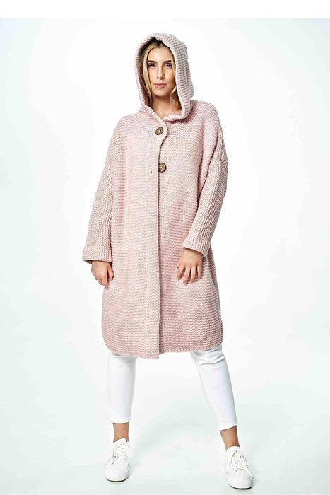 Elegant Hooded Knitted Cardigan for Ultimate Comfort