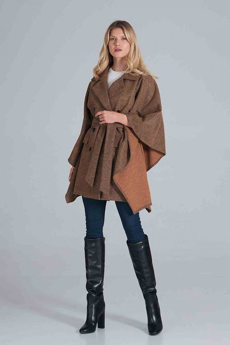 Chic Double-Breasted Winter Wrap Coat