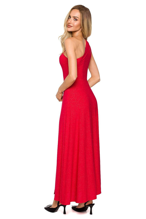 Twilight Elegance One-Shoulder Gown