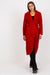 Chic Women's Coat with Tie Belt and Elegant Details