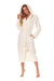 Plush Knit Hooded Long Bathrobe for Women - Ultimate Comfort and Elegance