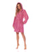 Elegant Women's Hooded Bathrobe - Ideal for Relaxing Nights