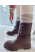 Chic Organic Leather Boots for Modern Women - Model 172871