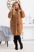 Karko Plus Size Ofelia Oversized Hooded Coat for Chic Warmth