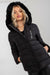 Chic Insulated Winter Coat with Removable Faux Fur Hood