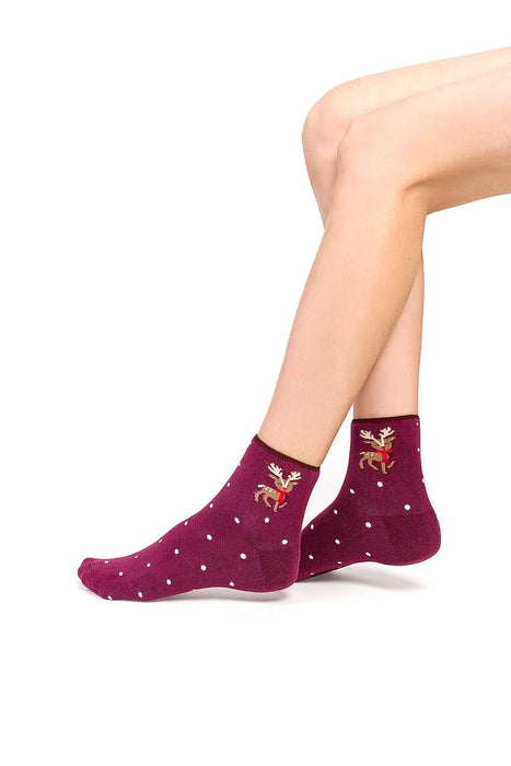 Steven's Cozy Holiday Cotton Terry Socks