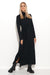 Chic Turtleneck Maxi Dress with Elegant Detailing