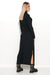 Chic Turtleneck Maxi Dress with Elegant Detailing