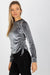 Chic Customizable Velour Blouse - Soft Cotton Fusion