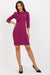 Lakerta Elegant Frill Design Cocktail Dress with Chic Sleeves