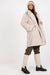 Luxurious Fur Button-Up Coat with Practical Pockets