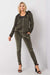 Chic Velour Lounge Set with Zippered Hoodie and Coordinating Trousers