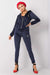 Chic Velour Lounge Set with Zippered Hoodie and Coordinating Trousers