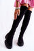 Elegant Eco-Suede Over-the-Knee Boots Model 173777