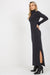 Chic Lace-Trimmed Turtleneck Maxi Dress: Effortless Elegance Meets Comfort