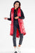 Fall Wardrobe Essential: Quilted Shimmer Hooded Vest with Adjustable Waist - Stylish Layer