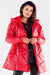 Quilted Hooded Windbreaker Jacket with Adjustable Waist - Fully Lined & Versatile