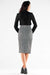 Sophisticated Midi Pencil Skirt with Hidden Zipper