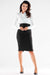 Sophisticated Midi Pencil Skirt with Hidden Zipper